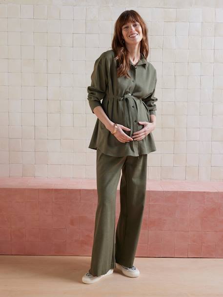 2-Piece Loungewear Set for Maternity & Nursing olive - vertbaudet enfant 