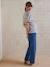 Striped Organic Cotton* T-Shirt for Maternity striped navy blue - vertbaudet enfant 