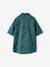 Poplin Hawaiian shirt for boys aqua green - vertbaudet enfant 
