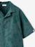 Poplin Hawaiian shirt for boys aqua green - vertbaudet enfant 