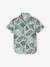 Short-sleeved shirt for boys printed green - vertbaudet enfant 