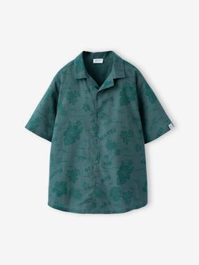 Garçon-Chemise Hawaï en popeline garçon