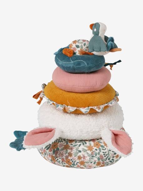 Retro Flower stacking toy yellow - vertbaudet enfant 