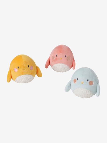 Set de 3 hochets musicaux oiseaux SAVANIA jaune - vertbaudet enfant 