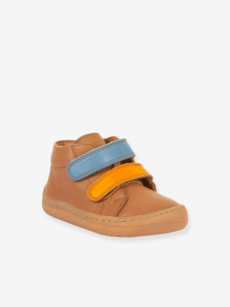 BAREFOOT FIRST STEP Shoes For Children, FRODDO caramel+coral+navy blue - vertbaudet enfant 