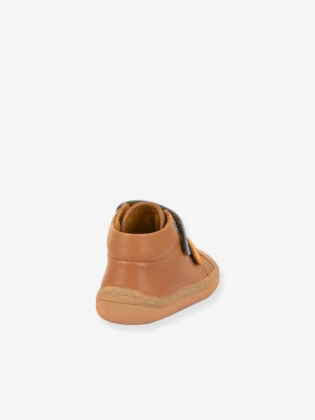 BAREFOOT FIRST STEP Shoes For Children, FRODDO caramel+coral+navy blue - vertbaudet enfant 