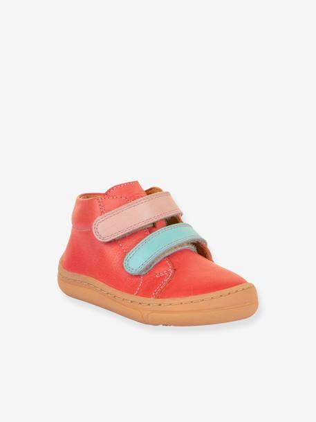 BAREFOOT FIRST STEP Shoes For Children, FRODDO caramel+coral+navy blue - vertbaudet enfant 