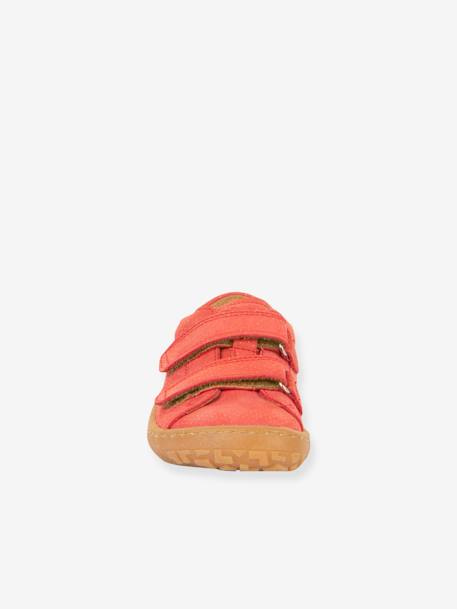 BAREFOOT BASE Hook-&-Loop Shoes for Girls, FRODDO blue+coral+navy blue+rose - vertbaudet enfant 