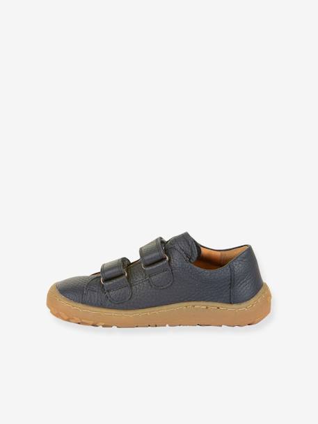 BAREFOOT BASE Hook-&-Loop Shoes for Girls, FRODDO blue+coral+navy blue+rose - vertbaudet enfant 
