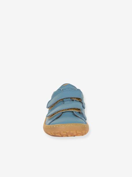 BAREFOOT BASE Hook-&-Loop Shoes for Girls, FRODDO blue+coral+navy blue+rose - vertbaudet enfant 