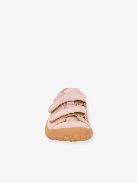 BAREFOOT BASE Hook-&-Loop Shoes for Girls, FRODDO blue+coral+navy blue+rose - vertbaudet enfant 