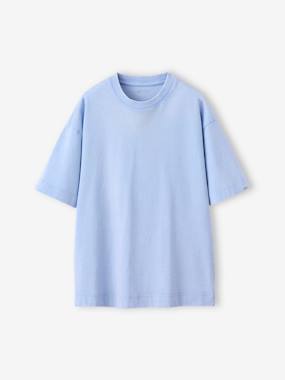 Garçon-Lot de 2 t-shirts garçon unis effet délavé