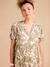 Short Floral Maternity Dress, ENVIE DE FRAISE khaki+red - vertbaudet enfant 