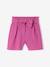 Cotton Gauze Shorts with Belt for Girls violet - vertbaudet enfant 