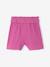 Cotton Gauze Shorts with Belt for Girls violet - vertbaudet enfant 