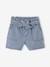 Striped paper bag shorts for girls striped blue - vertbaudet enfant 