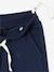 Bermuda garçon en molleton bleu chambray+kaki+marine grisé+noix de pécan - vertbaudet enfant 
