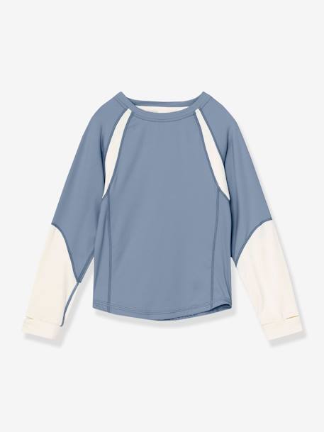 MATLENDI  Functional T-Shirt, MINI A TURE grey blue+rose - vertbaudet enfant 