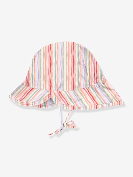 MATGUSTAS Printed UV Sun Hat for Baby Girls, MINI A TURE multicoloured - vertbaudet enfant 