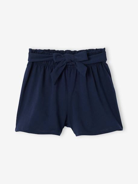 Tank Top & Shorts Set for Girls striped blue - vertbaudet enfant 