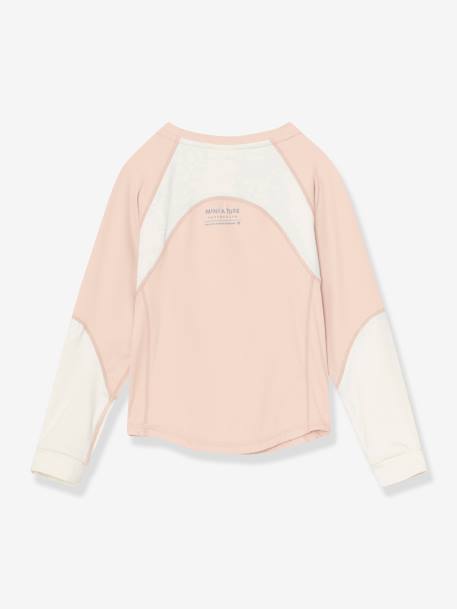MATLENDI  Functional T-Shirt, MINI A TURE grey blue+rose - vertbaudet enfant 