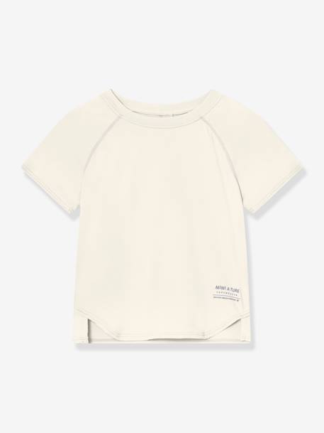 MATBJERGI Functional T-Shirt with Cooling Effect, MINI A TURE ecru+pale blue+pastel yellow - vertbaudet enfant 