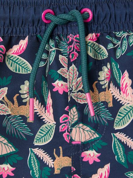 Printed Swim Shorts for Boys, Family Capsule Collection ink blue - vertbaudet enfant 