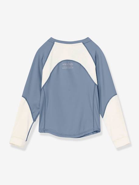 MATLENDI  Functional T-Shirt, MINI A TURE grey blue+rose - vertbaudet enfant 
