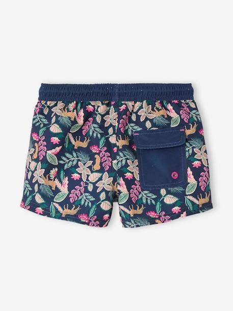 Printed Swim Shorts for Boys, Family Capsule Collection ink blue - vertbaudet enfant 