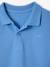 Polo garçon manches courtes broderie poitrine blanc+bleu+jaune pâle+kaki clair+MARINE+terracotta - vertbaudet enfant 