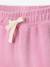 Terry Cloth T-Shirt & Shorts Set for Girls coral+lilac - vertbaudet enfant 