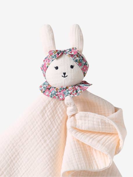 Organic Cotton Gauze Comforter, ENVIE DE FRAISE pale pink - vertbaudet enfant 