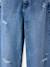 Distressed Wide-Leg Jeans for Girls, JONEN light blue+medium blue - vertbaudet enfant 