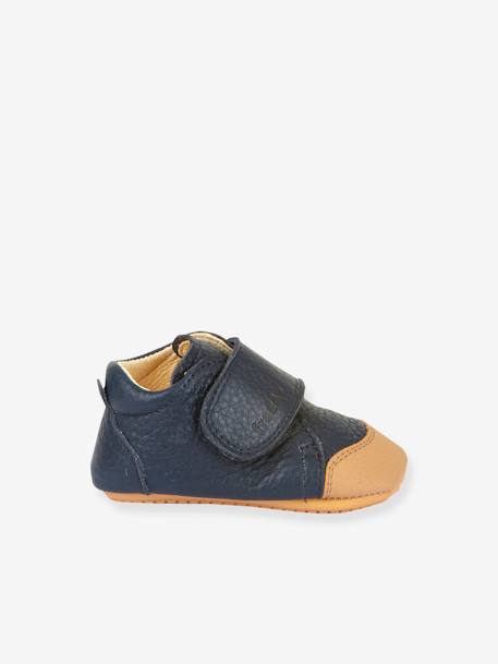 PREWALKERS TOESY Shoes for Children, Designed for First Steps, FRODDO blue+caramel - vertbaudet enfant 