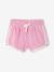 Terry Cloth T-Shirt & Shorts Set for Girls coral+lilac - vertbaudet enfant 