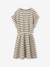 Fancy Openwork Knit Dress for Girls, JONEN striped black - vertbaudet enfant 