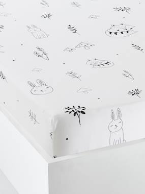 Baby Fitted Sheet, Magic Forest Theme  - vertbaudet enfant