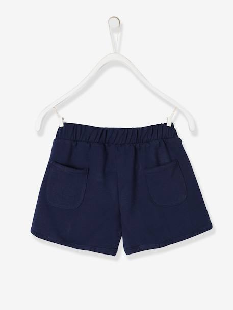 Girls' Jogger Shorts Dark Blue+PINK LIGHT SOLID+terracotta - vertbaudet enfant 
