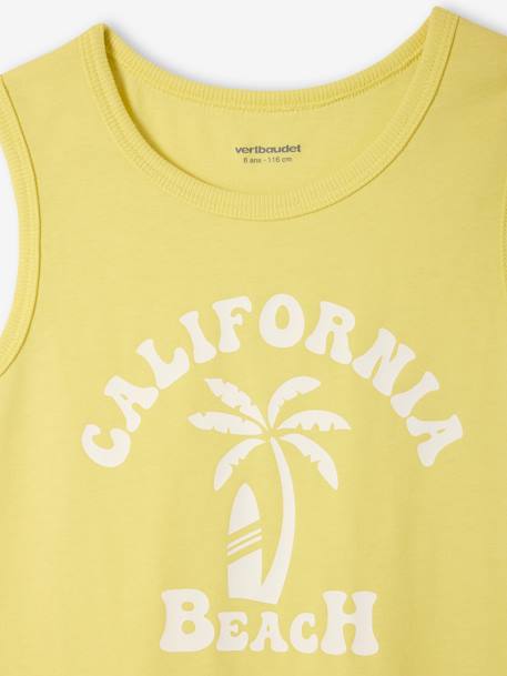Lot de 2 débardeurs garçon lot jaune+lot vert - vertbaudet enfant 