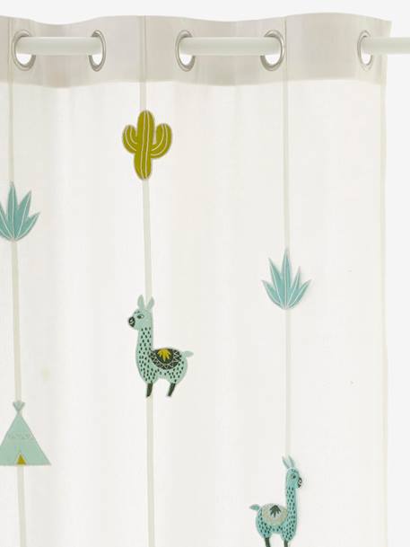Sheer Curtain, Cactus White - vertbaudet enfant 