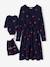 Kit Maternité 'Mon coeur' chemise de nuit grossesse + body bébé + pochon écru+marine - vertbaudet enfant 