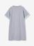 Girls' dress in lightweight fleece green+marl grey+sage green+striped blue - vertbaudet enfant 