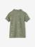Printed polo shirt for boys ecru+khaki - vertbaudet enfant 