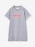 Girls' dress in lightweight fleece green+marl grey+sage green+striped blue - vertbaudet enfant 