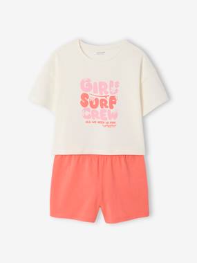 Lot de 2 pyjashorts surf fille - vertbaudet enfant Fille-Lot de 2 pyjashorts surf fille