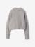 Cropped Cardigan for Girls, JONEN ecru+marl grey - vertbaudet enfant 