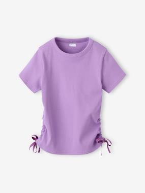 -Lot 2 tee-shirts à liens coulissants fille