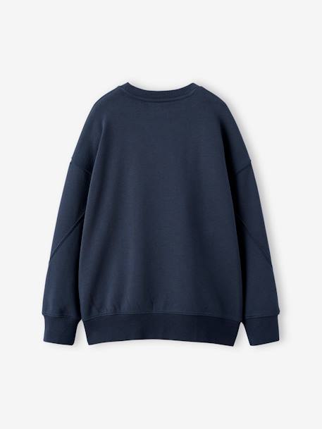 Loose Worn-Effect Sweatshirt, JONEN black - vertbaudet enfant 