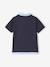 2-in-1 effect polo for boys fir green+night blue - vertbaudet enfant 
