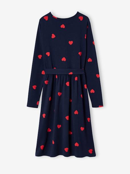 Kit Maternité 'Mon coeur' chemise de nuit grossesse + body bébé + pochon écru+marine - vertbaudet enfant 